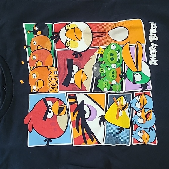 💥3for$12💥 Angry Birds boy's Tshirt size Large - Picture 2 of 3